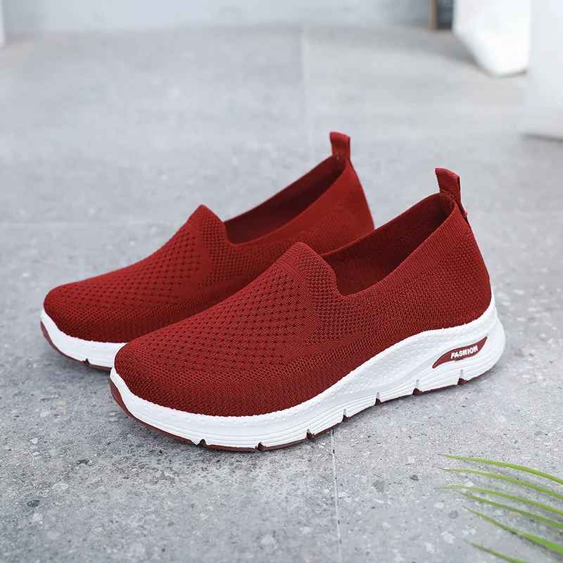 Women Shoes 2021 New Lazy Shoes Breathable Sneakers Women Light Comfort Tennis Shoes Women Fashion Casual Shoes Women Trainers