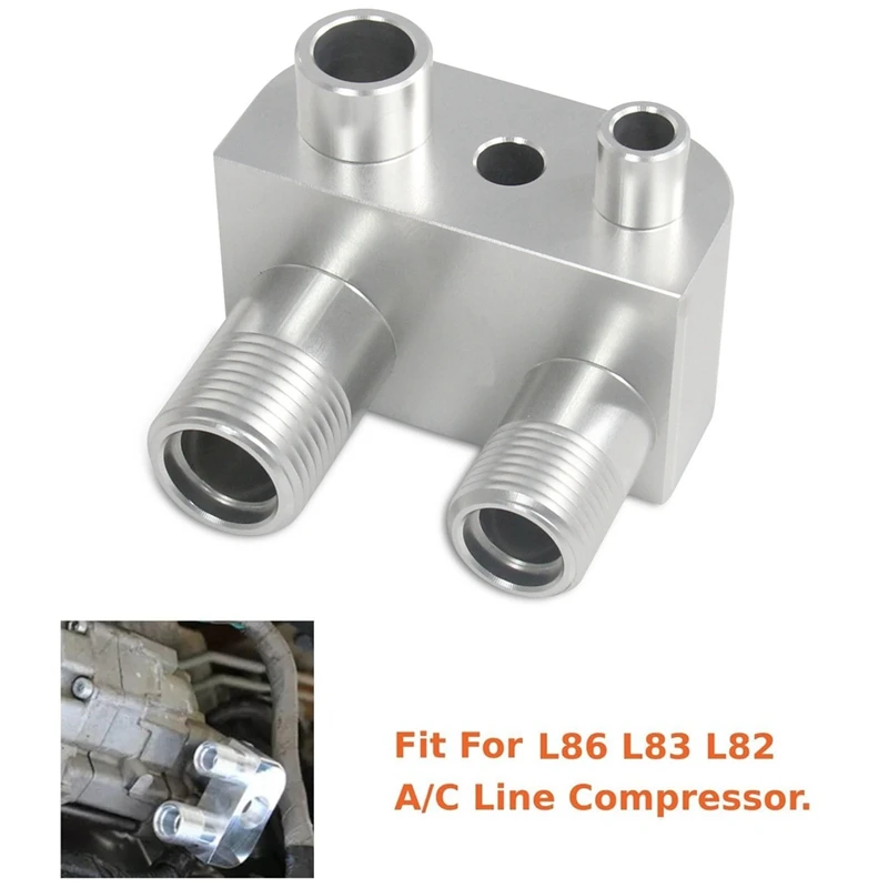 Engine Swap Conversion A/C Line Compressor Adapter Fitting Accessories For GM Gen V L86 L83 Accessories-N58