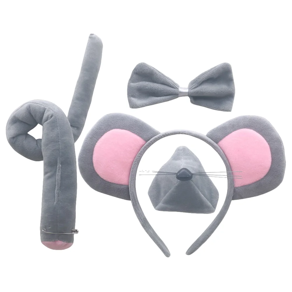 

of Mouse Costume Set Mouse Ears Headband Kids Mouse Nose Tail Bow Tie