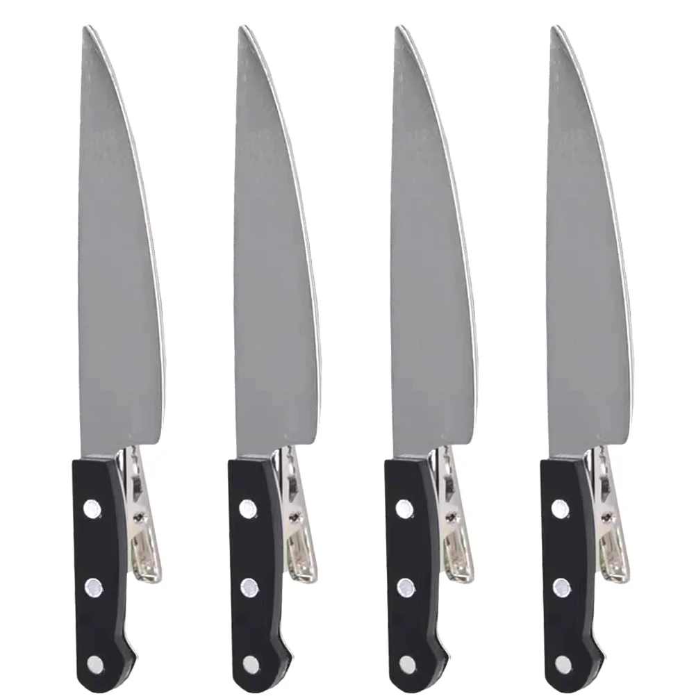 4 pcs Small Knife Hair Clip Punk Hair Clips Women Hair Clips Decorative Hair Clips 2