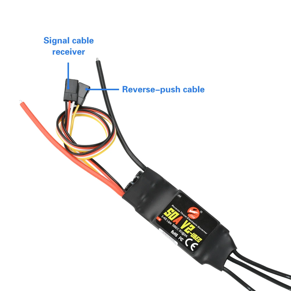 ESC sans balais 40A/50A bidirectionnel pour avion RC FPV