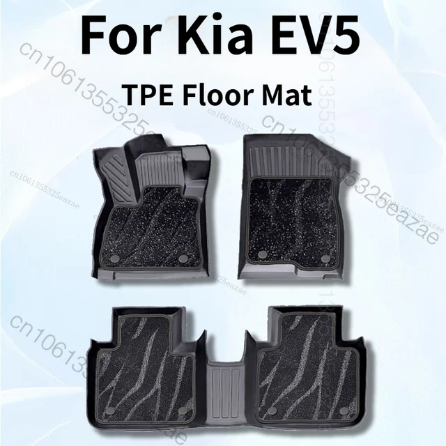 For Kia EV5 Custom Fit TPE Floor Mats Full Coverage Waterproof Wear Resistant Odorless Interior Modified Aftermarket Accessories 1