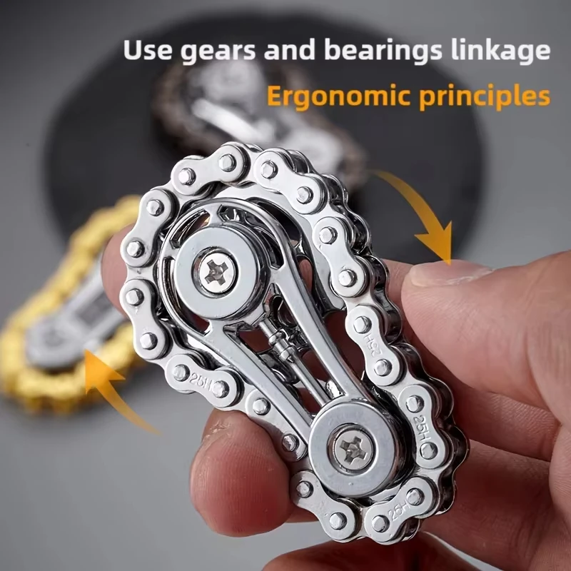 Pignoni per catena di bicicletta in metallo, volano, giroscopio da dito, fidget spinner, giocattolo antistress e ansiolitico per bambini e adulti, regalo_voghion.com