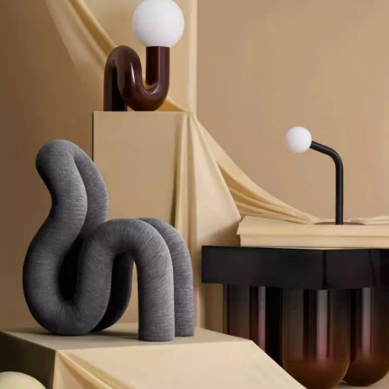 

Customized artistic leisure chair creative elbow ins Nordic style single chair living room designer medieval special-shaped