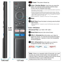 Replacement for Samsung Smart TV Remote Control Universal Infrared with 4 Shortcuts Buttons for TVs LCD LED UHD QLED 4K 8K HDR - Image 4