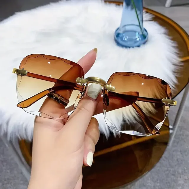 3 paires de lunettes de soleil carrées sans monture pour femmes, de marque de luxe, de créateur, lunettes rouges d'été, lunettes de soleil tendance pour hommes, protection UV400, Oculos 3 3 paires de lunettes de soleil carrées sans monture pour femmes, de marque de luxe, de créateur, lunettes rouges d'été, lunettes de soleil tendance pour hommes, protection UV400, Oculos 3