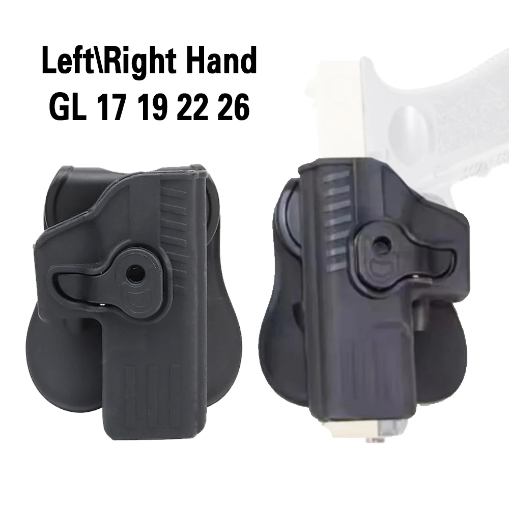 Left/Right Hand Nylon and Plastic Glock Case for GL 17 19 22 26 Gun Holster for Outdoor Sports and Hunting pistol holster hunting holster gun holster