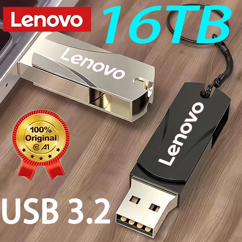 Lenovo 16Tb Usb 3.0 Pen Drive 8Tb 4Tb Trasferimento Ad Alta Velocità Metallo Ssd Pendrive Cle Portatile U Disk Flash Drive Memoria Usb Stick