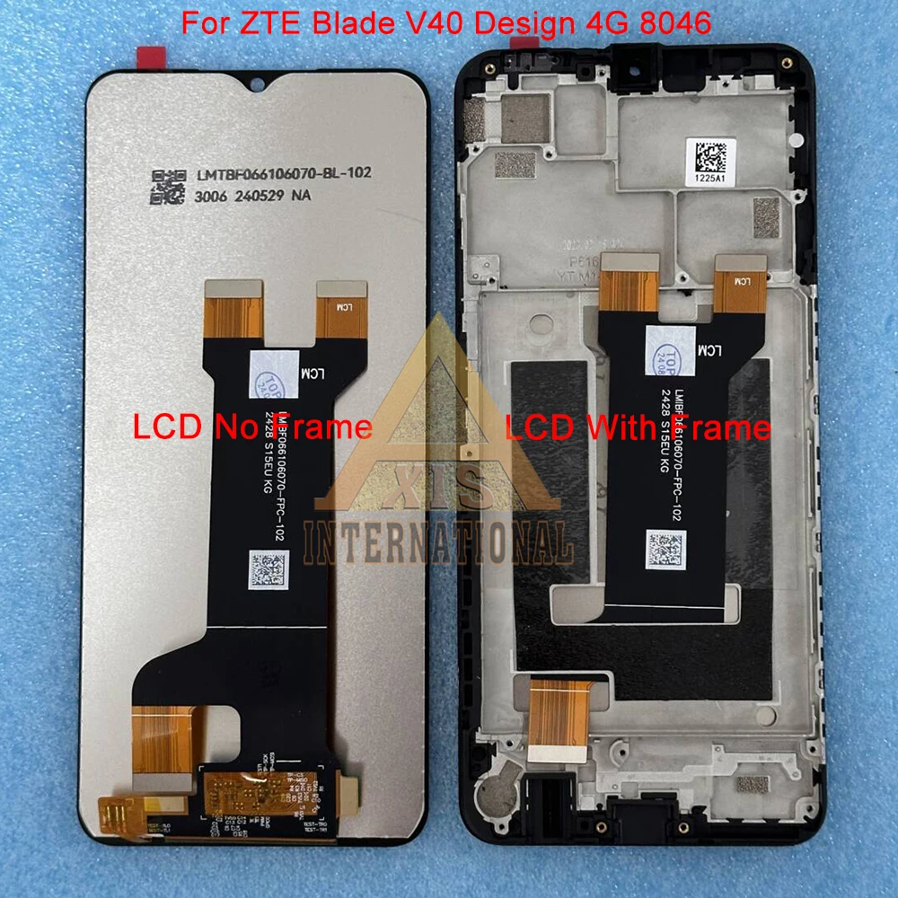 叶 Дисплейный модуль (LCD+тачскрин) для ZTE Blade V50 Design 4G 8050