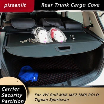 Rear Trunk Cargo Cove for Volkswagen VW Golf Sportsvan MK6 MK7 MK8 POLO Security Shield Rear Luggage Curtain Partition Privacy 1