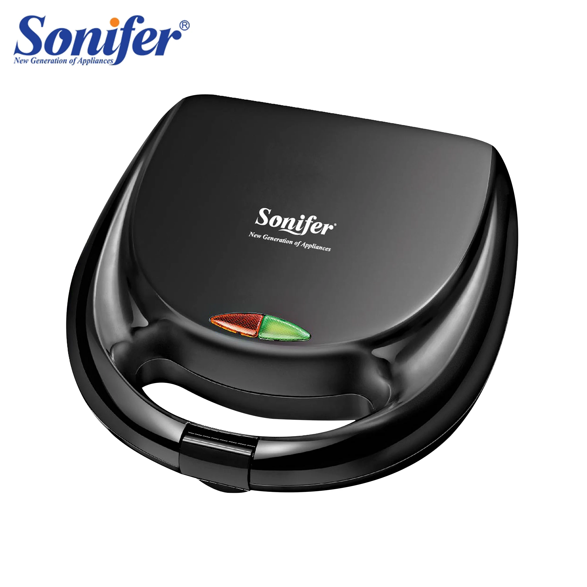 Electric Triangle Sandwich Maker Panini 750W Cooking Kitchen Appliances