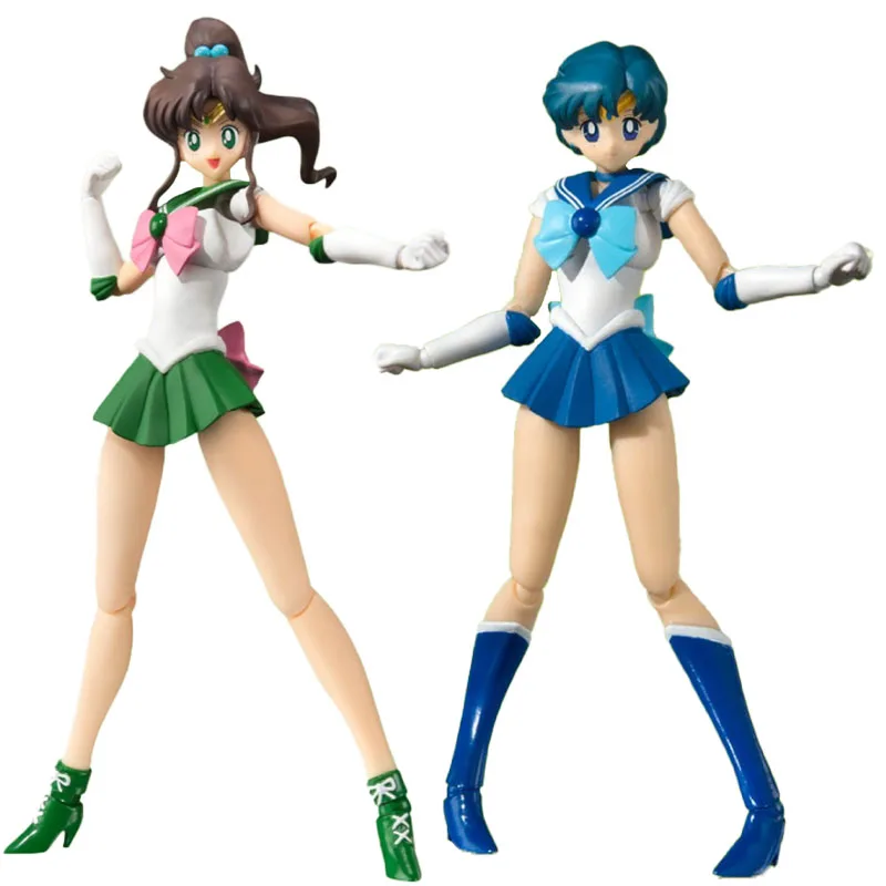 

BANDAI SPIRITS S.H.Figuarts Sailor Jupiter Sailor Mercury Sailor Moon Anime Figure Model Collecile Action Toys Gifts