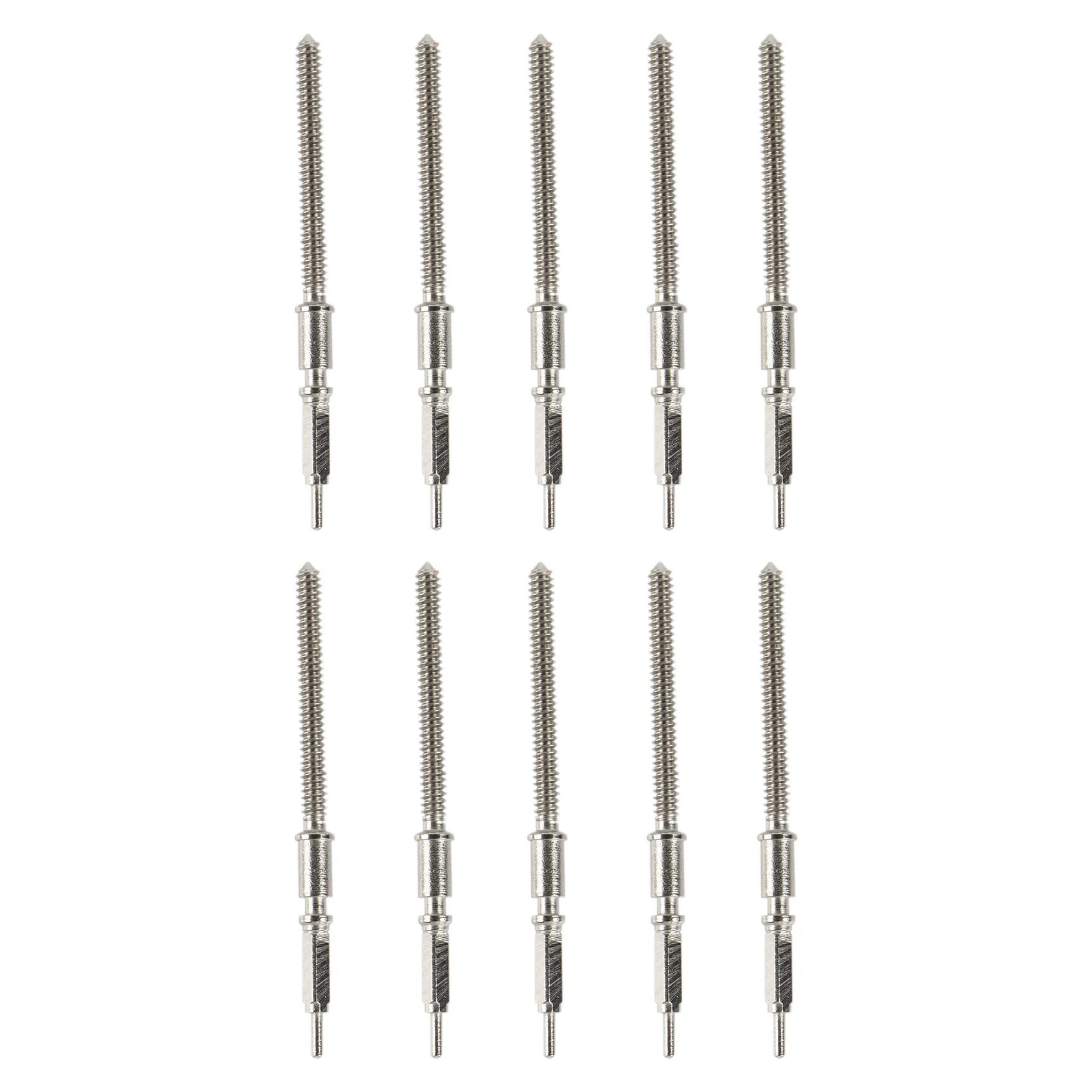 A11E-10PCS/Set ETA 2824-2 2834-2 2836-2 시계 무브먼트 수리 도구 부품용 시계 와인딩 스템 교체
