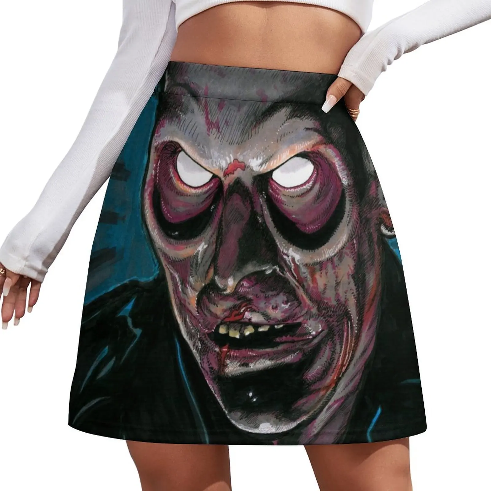 

ash evil dead Mini Skirt fashion Women's skirt mini denim skirt dress