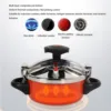 2L Pressure Cooker Stainless Steel Canner Double Bottom Pressure Cooker for Gas Stoves Induction Stoves 3