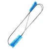 Aquarium Pipe Cleaning Brush Fish Tank Cleaner Tube Stainless Steel Water Filter Air Tube Flexible Double End Hose Accessories 2
