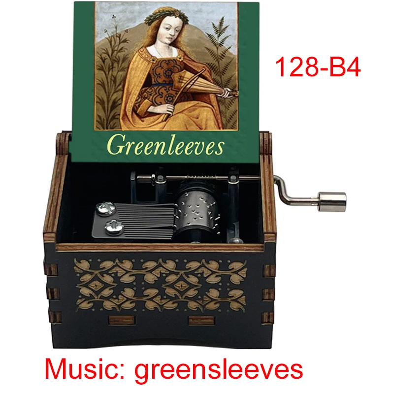 hand music box English folk song Greensleeves Music Gifts for wife girlfriend Christmas party Accessories new year propose gift