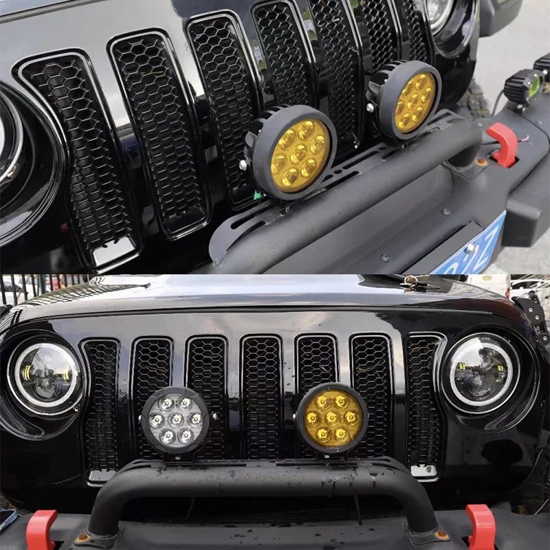Faro A LED Rotondo Da 5 Pollici 80W SXMA – 8000 Lumen, Impermeabile IP68 Per 4x4, Camion, ATV, UTV E Barca