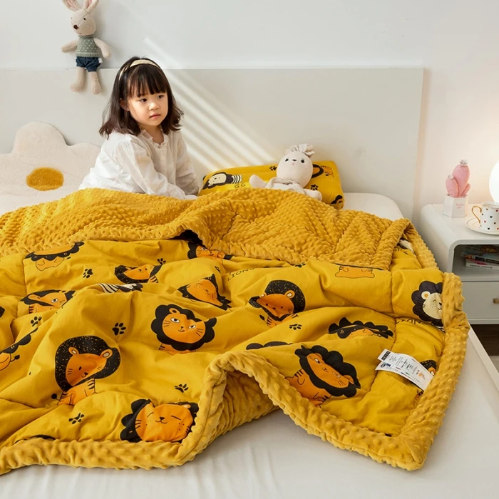 Home Warm Throw Blanket For Bed Plush Kids Quilt Comforter Cobertor