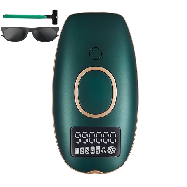 990000 Flashes Laser Hair Removal Epilator For Women Household Mini Electric Depilador a Laser Multifunction IPL Laser Epilator Green