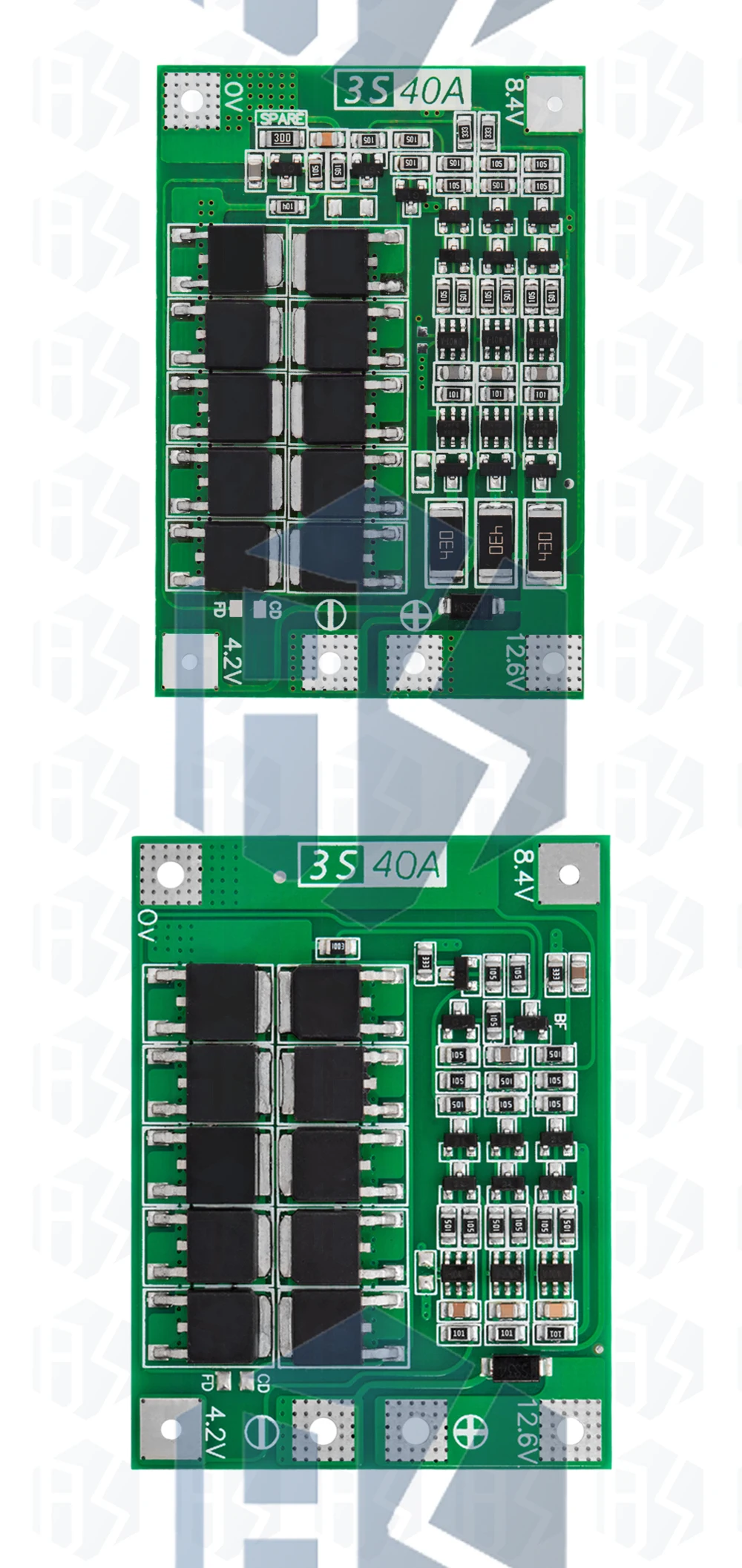 1 ~ 20PC EGBO 3S 4S 40A 60A Li-Ion Lithium-Batterie Lade Schutz Bord 18650 BMS für Bohrmotor 12,6/16,8 V Verbessern/ausgeglichen – Detail 6