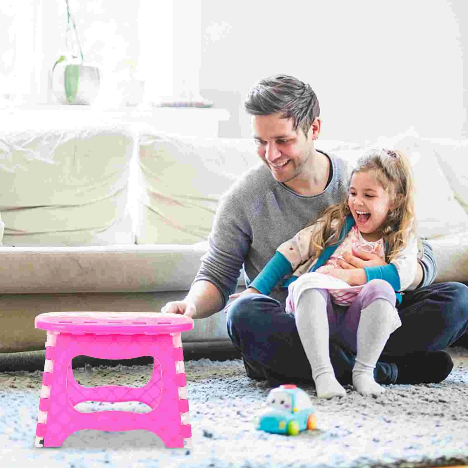 Plastic Folding Step Stool Portable Stool for Kids Home Bathroom Garden Kitchen Livingroom folding stool,baby footstool