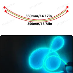 Ice Blue Flexible Filament Retro Edison Bulb Light Source (360mm Ice Blue)