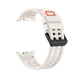Marine Band Original Sport Silicone Strap - Galaxy Watch 8 40mm (Starlight)