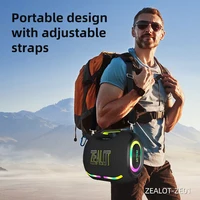 Zealot-ZE01 120W Big Power Portable Bluetooth Speaker Wireless TWS Subwoofer Bluetooth Speaker Waterproof Mobile HIFI Quality - Image 6