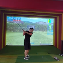 

China Golf Simulator For Indoor 3d Driving Range Golf Launch Monitor