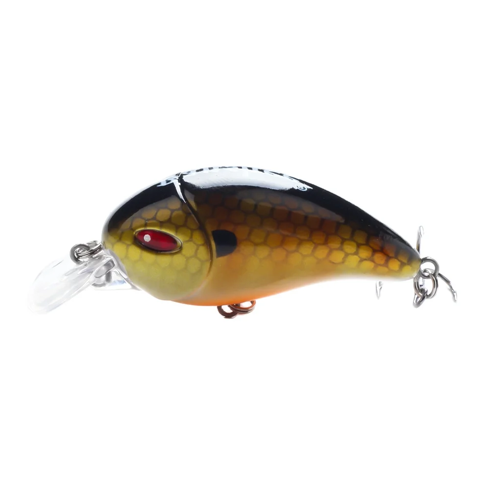 3D Squarebill Crankbait 47mm 6g Small Crankbait Fishing Lure Pike Wobblers  for Bass Pike Fishing Lure Set