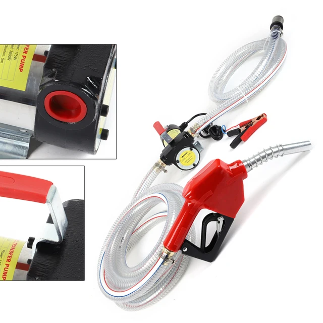 60L / min Elektrische Diesel Pumpe 220V 12v 24v Mit 6m Meter Gun Schlauch  750W elektrische Diesel Pumpe Diesel Flüssigkeiten Diesel Pumpe - AliExpress