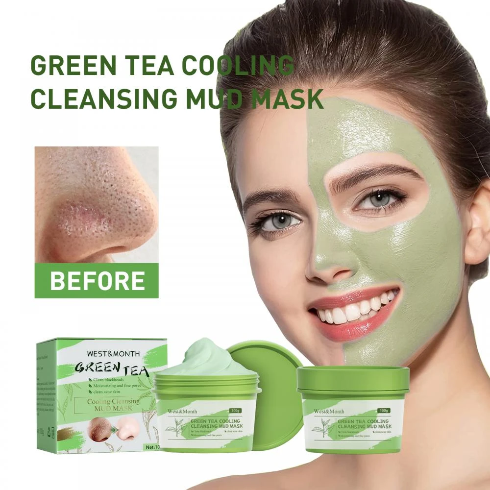 Green Tea Purifying Facial Mask For Deep Pore Cleaning 【25％OFF】