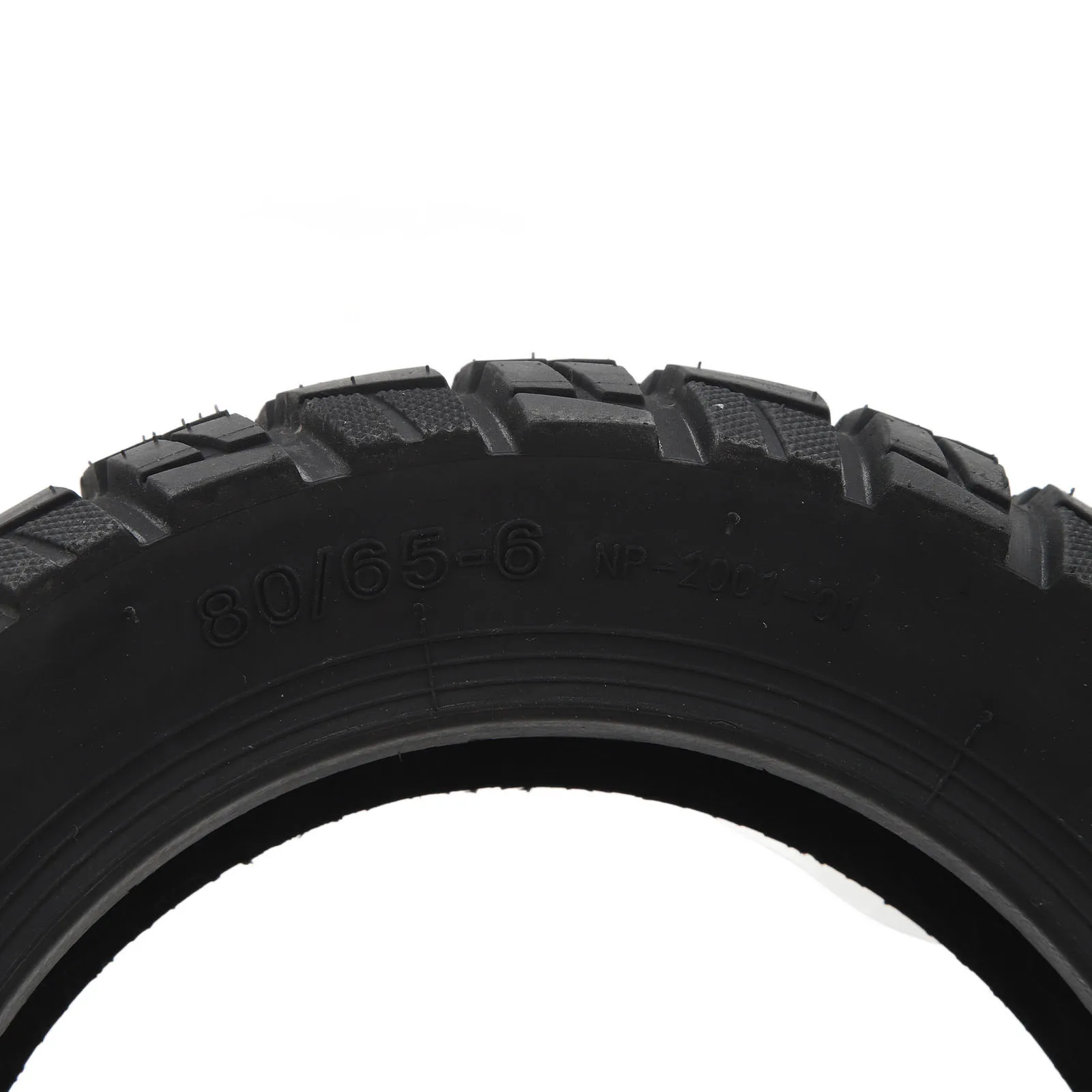 80/65-6 Electric Scooter Tires Excellent Grip Rubber Electric Scooter Tires Replacement