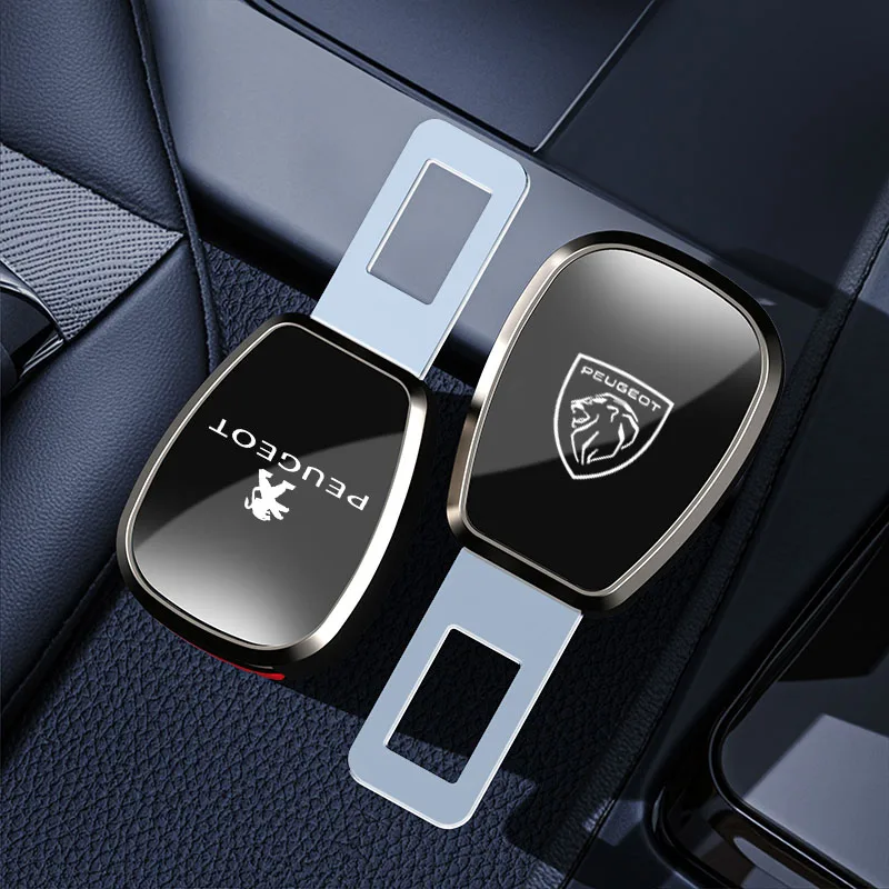 Car Seat Safety Lock Buckle Seatbelt Clip Extender For Peugeot 307 108 208 407 206 508 106 301 607 408 107 205