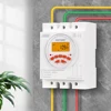 Backlights Big LCD Display Three phases 380V 415V 7 Days Programmable Timer Switch with 1 Second Interval 6
