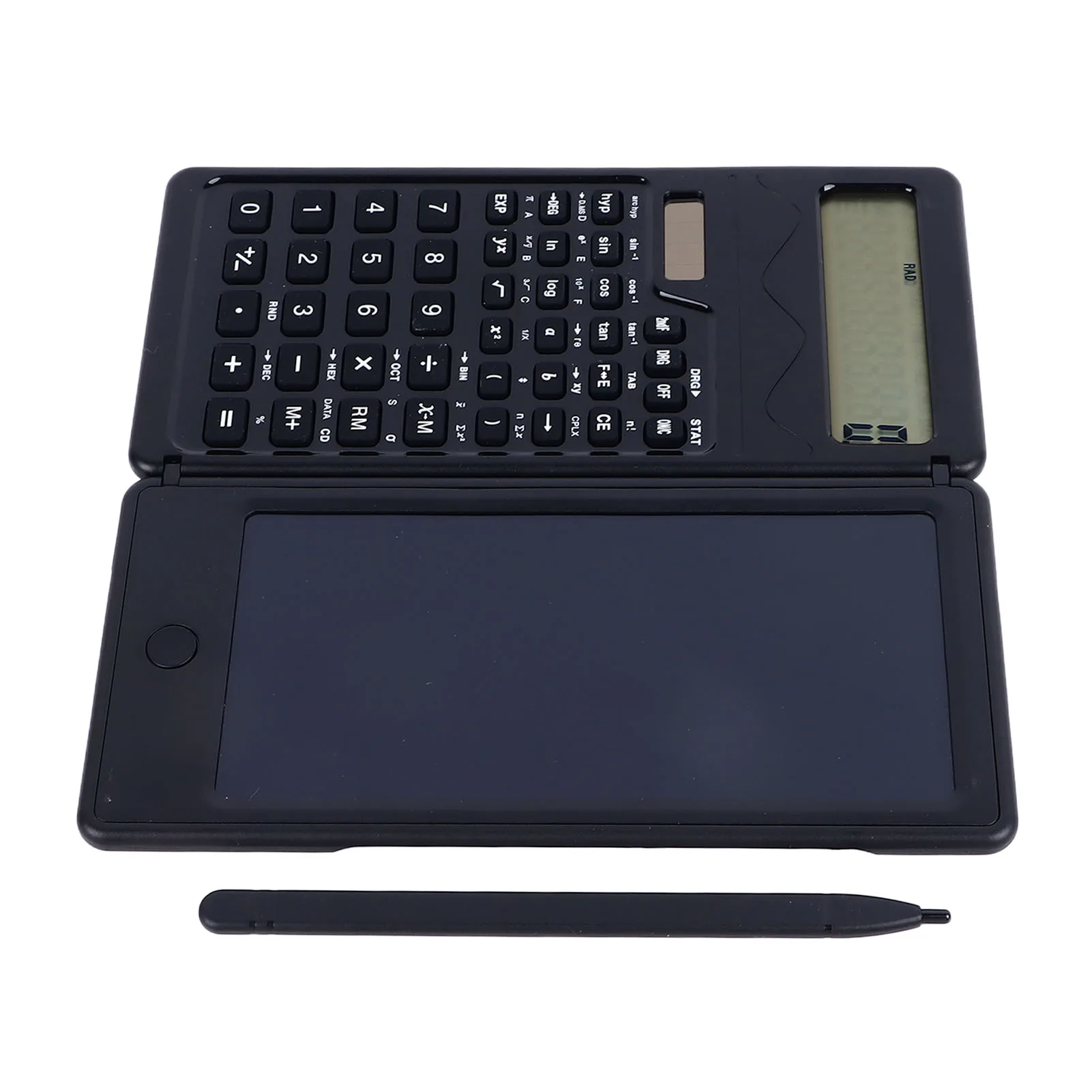 Handwriting Tablet Desktop Calculator Calculator with Notepad LCD Display Convenient Wide Application Solar Powered for School