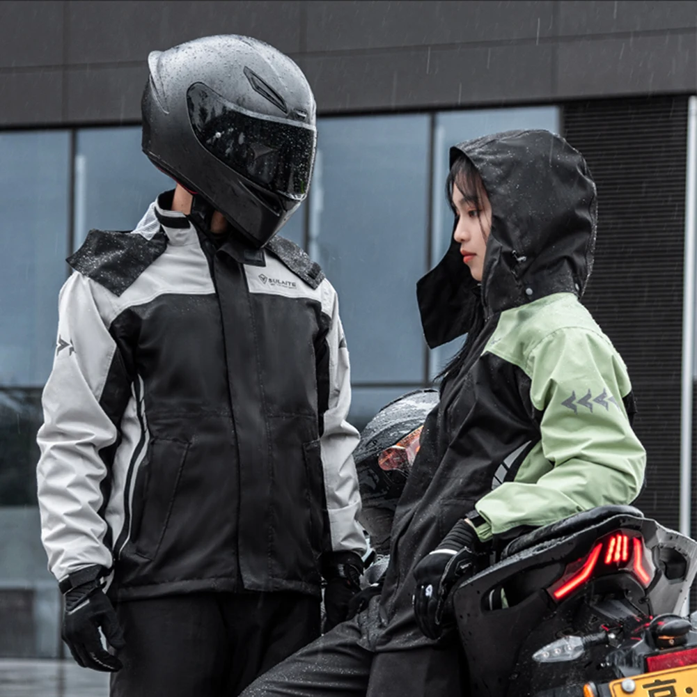 Traje impermeable para motocicleta, chaqueta de prevención de tormenta,  pantalones para acampar, senderismo, pesca, motociclista