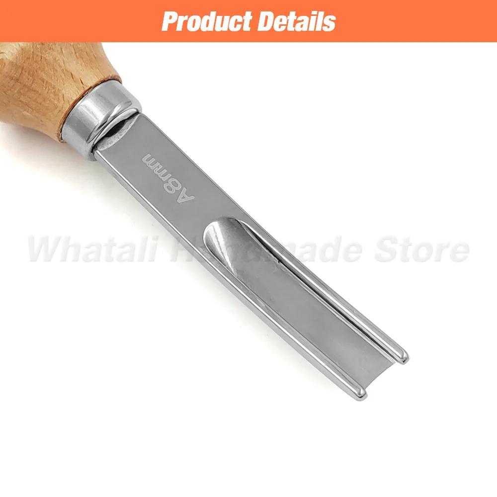 Leather Craft Edge Beveler Skiving Beveling Handmade Cutting Tool Hand Trimming Cutting Wood Handles DIY Leathercraft leather craft tools