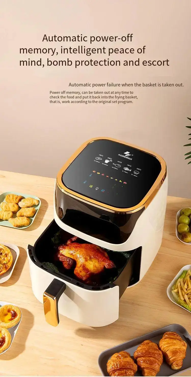 Smart Air Fryers 10L Large-capacity 220V 2