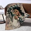 Michael Jackson Custom  Flannel Blanket Thin Portable Nap Air Conditioning Sofa Warm Plush Home Travel Picnic Cover 1