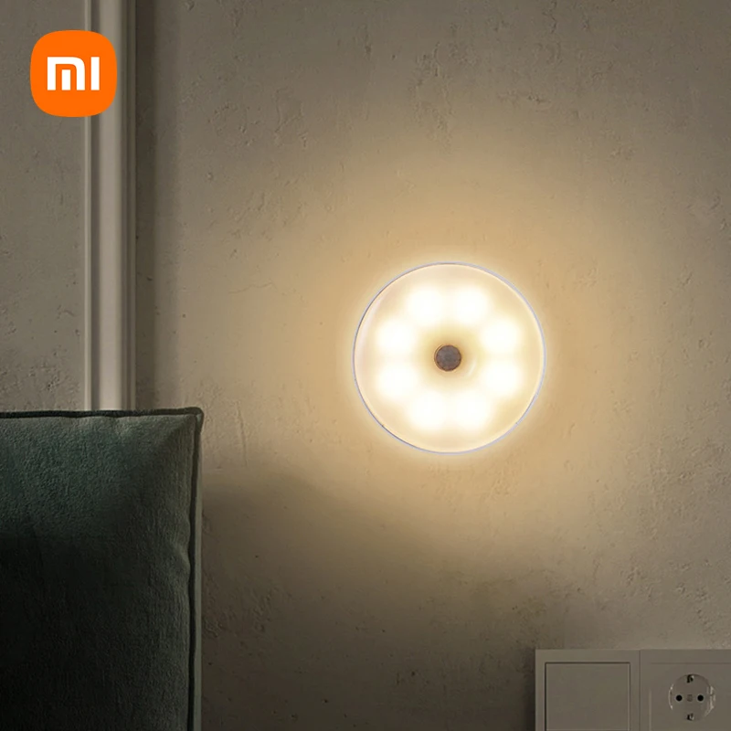 Xiaomi Motion Sensor Led Light Usb Nightlights Chargeable Lamp For