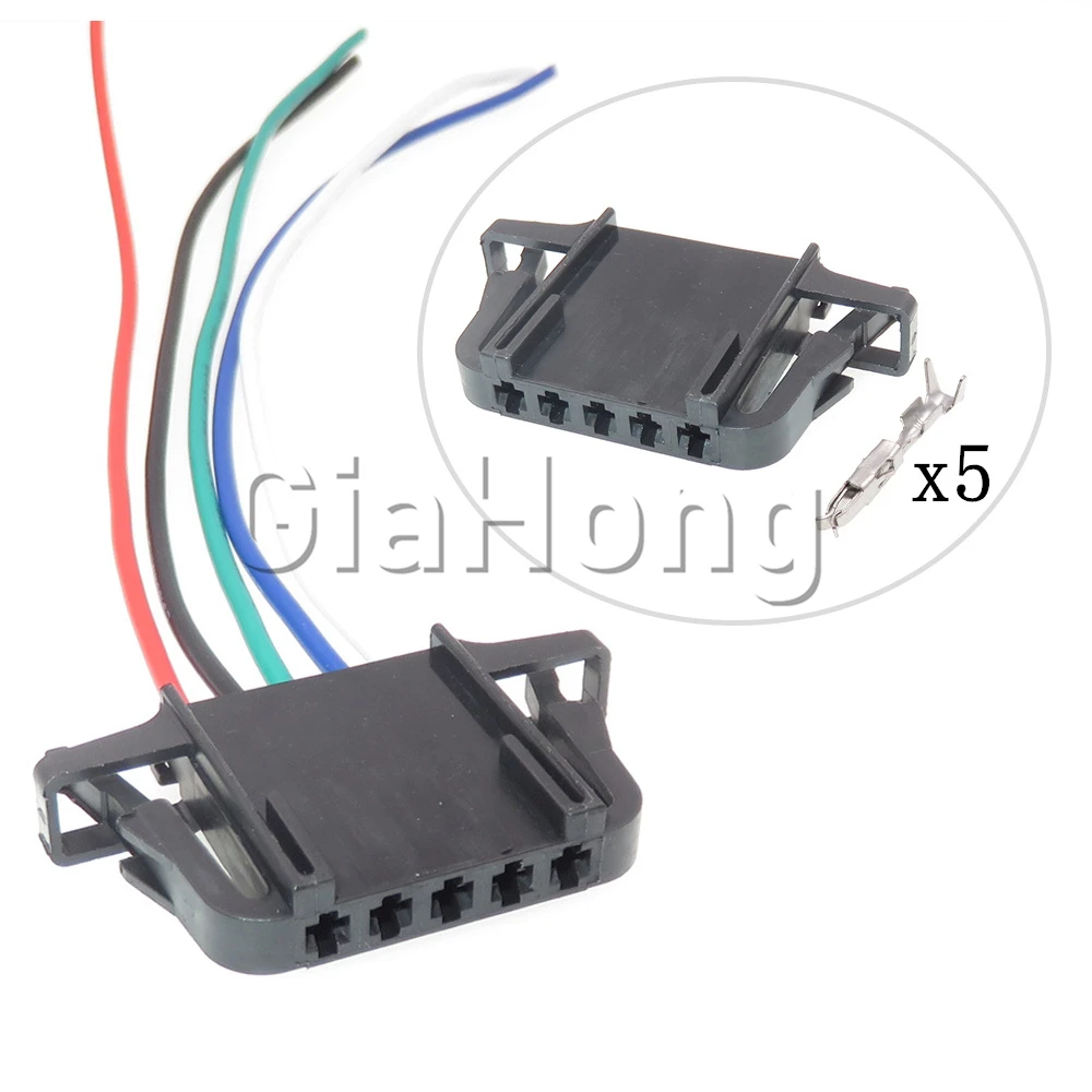 

1 Set 5 Ways Car Unsealed Wire Connecter Auto Accessories For VW Audi 3B0 972 705 3B0972705 Automobile Socket with Terminal
