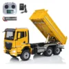 1/14 Customized RTR 6x6 LESU RC Metal Hydraulic Dump Truck 3-way Radio Control Tipper Car Model 3-speed Transmission Light Sound 1