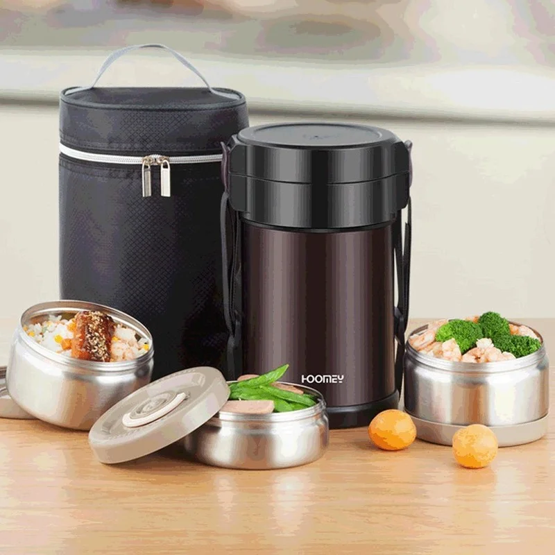 

24 Hours Insulated Container Vacuum Lunch Box Pot Keep Hot Warm Cold Stainless Steel Thermos for Food Bento Storage Containers