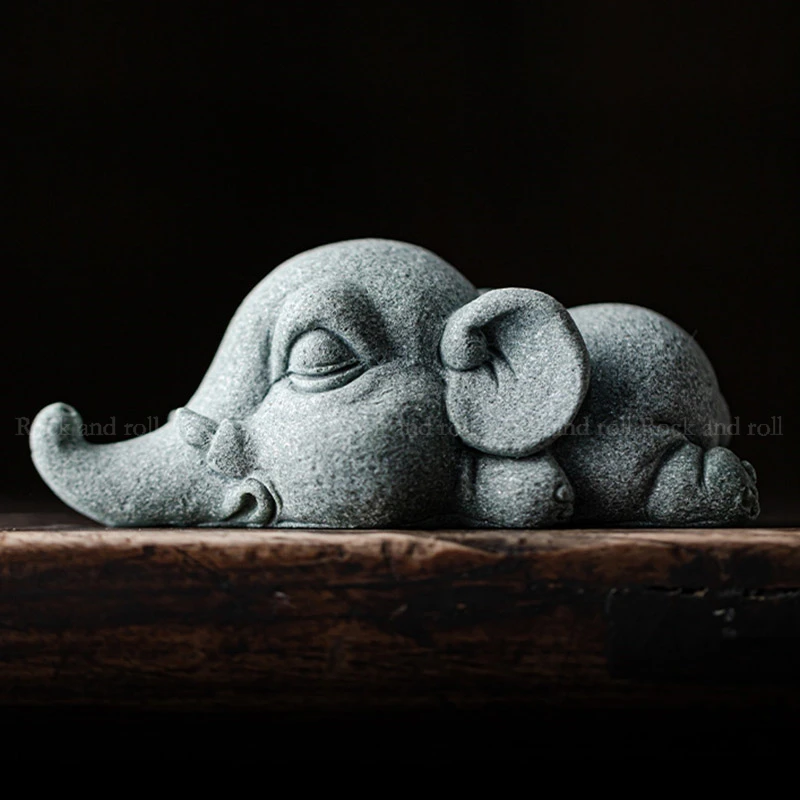 

Силиконовая форма для изготовления бетонного орнамента, дизайнерское украшение в виде слона для аквариума, украшение для садоводства ручной работы эпоксидная смола, форма
