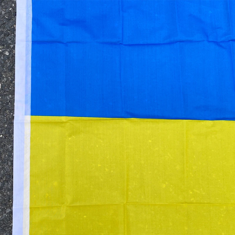 Svobodné doprava 3ft x 5ft horké prodej nový ukrajina standarta 90x150cm 3x5ft polyesterová ukrajinský prapor národní zemi standarta