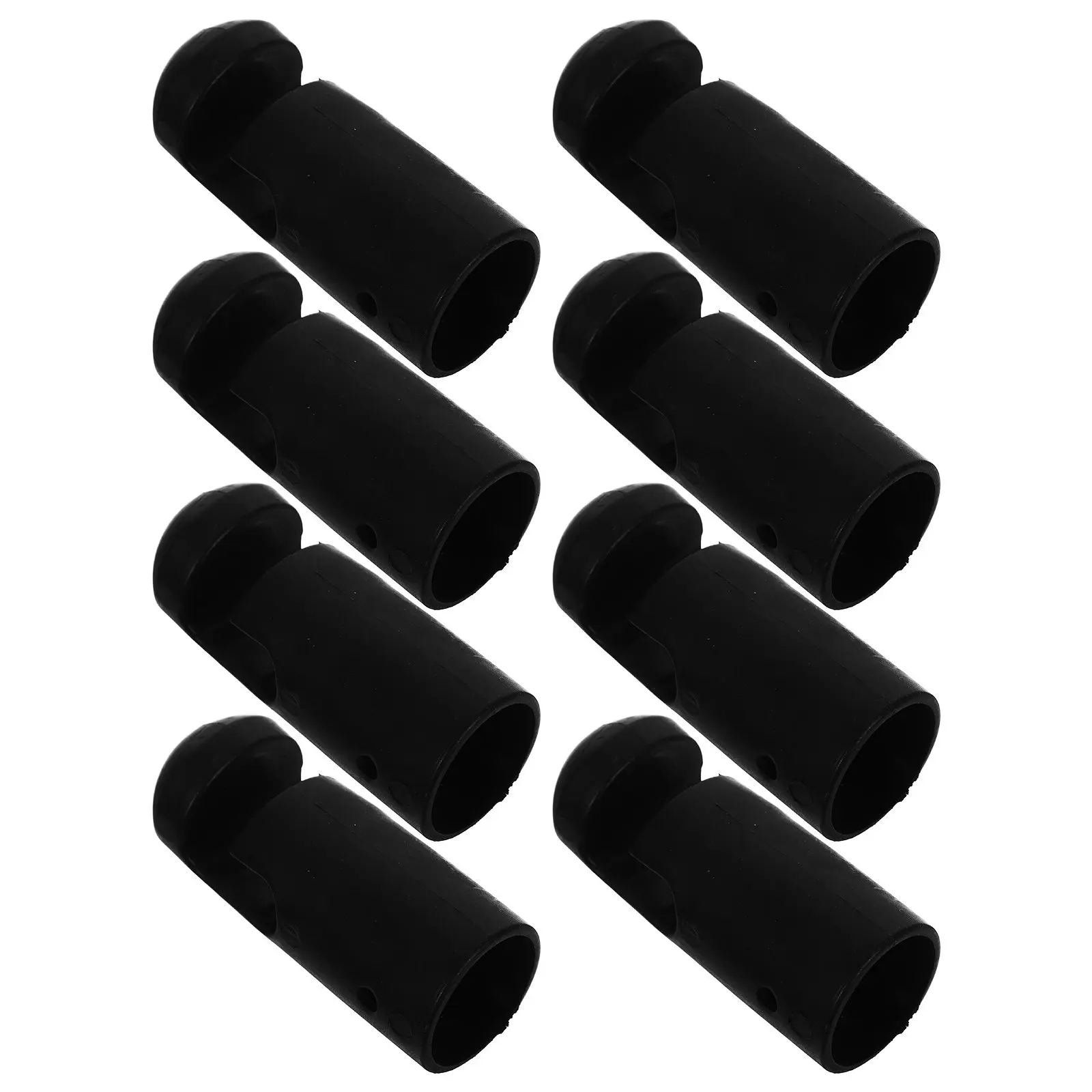 8Pcs 트램폴린 인클로저 폴 캡 안전 네트 장착을 위한 플라스틱 엔드 커버 간편한 설치 트램폴린 교체 부품