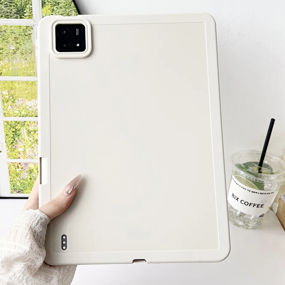 Tablet Case with Pencil Slot - Thick Shockproof Soft Silicone Cover