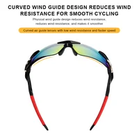 RIDERACE Sport Hommes Lunettes De Soleil Route Vélo Lunettes De Montagne Cyclisme Équitation Protection Lunettes Vtt 4